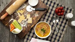 The FOX43 morning team tries John F. Martin & Sons' smoked turkey pot pie