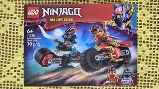LEGO Ninjago 71838 Kai's Motorcycle Speed Race. Unboxing and slow pace building.
