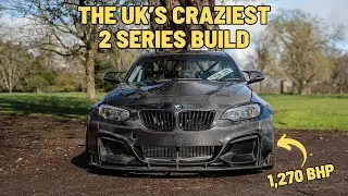 UK's CRAZIEST BMW 2 Series build! Carbon wide body, 1,270hp!