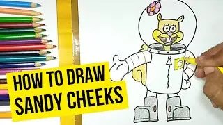 How to Draw Sandy Cheeks / Drawing Tutorial