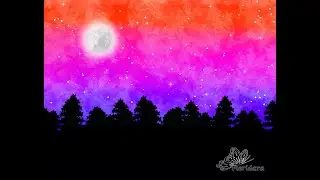 Night Sky | Krita Speedpaint