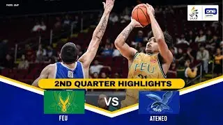 FEU vs. ATENEO | 2ND QUARTER HIGHLIGHTS | UAAP SEASON 88 MEN&rsquo;S BASKETBALL ROUND 2 | OCT. 22, 2025