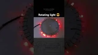 Diy rotating LED light  for decoration #diy #shorts