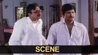 Ultimate Comedy Scene Between Mohan Babu & His Uncle - Allari Police Movie Scenes - Maala Sri - SVV