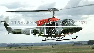 British Army Air Corps Aircraft 2021 - Bell 212