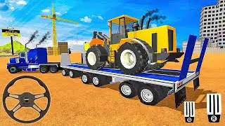 Heavy Cargo Offroad Truck Driving - Excavator Transporter Truck Driver - Android Gameplay