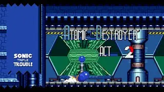[Sonic Triple Trouble 16-Bit] Atomic Destroyer Zone Playthrough (Acts 2 & 3)