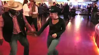 Zydeco dancing according to Dolan (Geno Delafose at Atchafalaya Club on 01/29/22.)