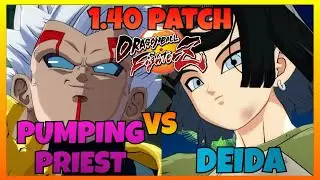 DBFZ 1.40 - PUMPINGPRIEST vs DEIDA gameplays (Super Baby 2, Nappa, UI Goku vs UI Goku, Kid Buu, A17)