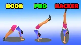 NOOB vs PRO vs HACKER in Flex Run 3D