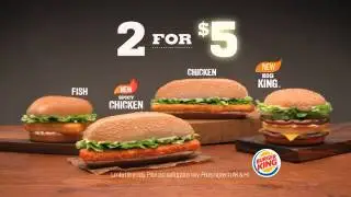 Burger King New Spicy Chicken Big King Sandwich Ad