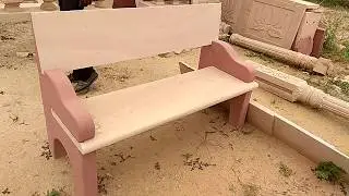 Stone Garden Table | Natural Stone Table | Natural Stone Garden Bench, Table, Colors Design