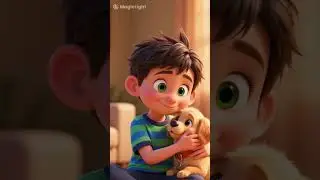 child and puppy 🧒🐶#english #americanbully #americastory