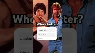 Jackie Chan or Chuck Norris #chucknorris #jackiechan #actor  #whosbetter #poll #holdingoutforahero