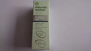 Close up look at superdrug naturally radiant glycolic overnight peel