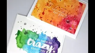 Avery Elle Crazy | Gansai Tambi Watercolor | AmyR Valentine Series #14