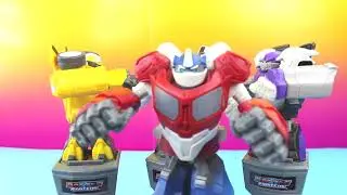 Transformers Battle Masters Optimus Prime & Megatron Fight Night Bumblebee Robots