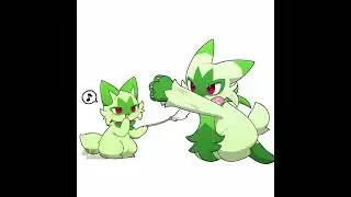 ニャローテを遊ばせるのにハマったニャオハ　#shorts #pokemon