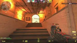 Counter Strike 2 2025 Карта Мираж, соревновательный режим, сервер Manitos, мой высокий пинг меня ...