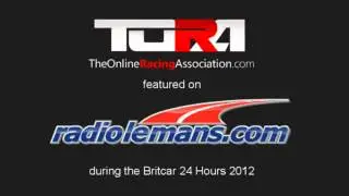 TORA on Radio Le Mans during Britcar 24 Hours 2012