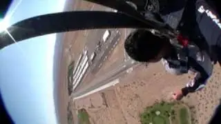 Jumping from Airplane at 15,000 feet, with 5,000 feet, free fall