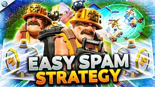 Easily 2 SHOT Dragon Cliff with SUPER MINERS & Frost Spell in Clan Capital | Clash of Clans