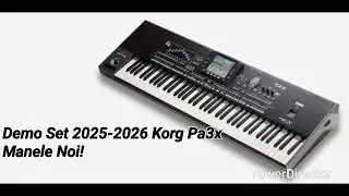 Set Nou 2025-2026 Korg Pa3x 