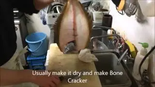 How to cut Flatfish into three filets and clean Ark Shells, Yumebozu Osaka Japan