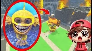 My drone CATCHES SUPER BAILEY SPRUNKI PHASE 4 in REAL LIFE in Garry's Mod