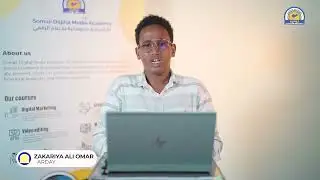 Zakiya oo ka mid ah ardayda Graphic Design ka ayaa nala wadaagaya sida loo naqshadeeyo Jimca Mubarak