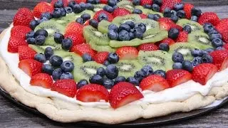 Как приготовить фруктовую пиццу (с нуля)