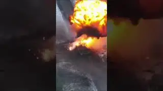 First ever video! Destruction of BMPT Terminator in Ukraine Today's news #shorts