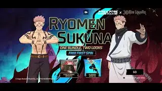 RYOMEN SUKUNA BUNDLE FIRST SPIN #FF UID checks: Rating Free Fire account  #fvd #ajjubhai94 #freefire