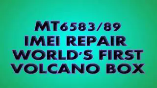 MT6583/89 IMEI Repair with volcano box