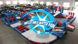 Modular Inflatable Water Park | Floating Obstacle Course for Sale 🌊🏄&zwj;♂️ GW 033