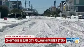 Pender County sees heaviest snowfall totals in region