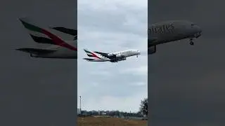Emirates A380 Takeoff - Toronto Canada Plane Spotting