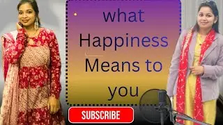 Fluent English conversation 🗣️😍🎯 Related to Happiness... I reveal what happiness means to me ☺️❣️