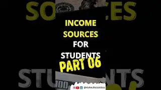 Income sources for students! Part-06 #makemoneyonline