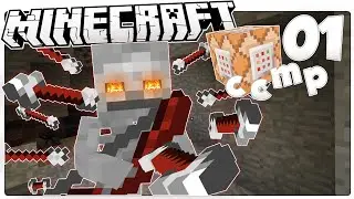 Minecraft 1.9 | СКЕЛЕТ-ПУЛЕМЁТ ЛУК | Пакет модов Custom Command #1