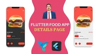 Flutter Food app - details page