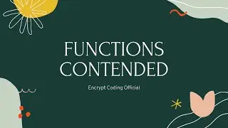Functions contended - JAVA