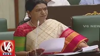 DK Aruna And Jeevan Reddy On Education Department | Telangana Assembly Session | V6 News