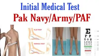 Initial Medical Test of Pak Navy/Pak Army/PAF