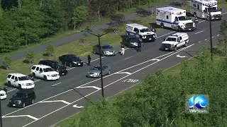 Chopper 10: VB Police form a line of cars to honor retiring Chief Jim Cervera