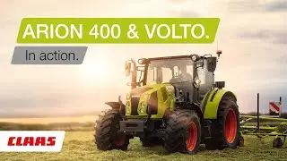 CLAAS ARION 400 and VOLTO in action.