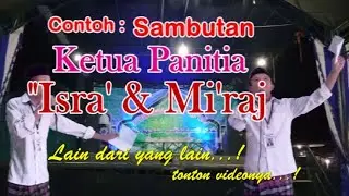 Contoh Sambutan Ketua Panitia | Acara Isra & Mi'raj