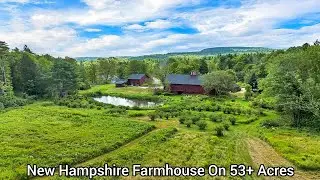 New Hampshire Farmhouse On 53+Acres | NH Real Estate For Sale | New Engliand Farms 775