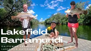 Lakefield National Park - Family Fishing  - Catch 'n Cook Barramundi & Cherabin in Croc Country