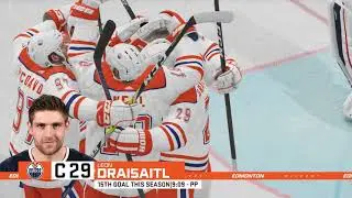 NHL 21 Season mode gameplay - Edmonton Oilers vs Columbus Blue Jackets - (Xbox One HD) [1080p60FPS]
